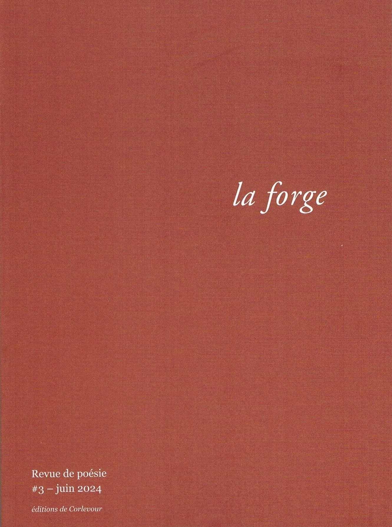 A l'aveugle (La Forge n�3, juin 2024)